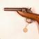 Pistol for metallpatroner