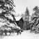 Berdalsloftet fra Søndre Berdal, Vinje, Telemark. Vinter