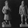 3 elfenbensfigurer