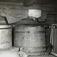 Søndre Atnosen, Stor-Elvdal, Sør-Østerdal, Hedmark. Interiør fra bur.