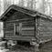 Buvika, Femunnsjøen, Trysil, Sør-Østerdal, Hedmark i 1920-årene. Fiskebu. Nå på Glomdalsmuseet.