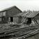 Fuglesand, Nordre Osen, Åmot, Sør-Østerdal, Hedmark 1920-årene. Stallåve og vedskåle.