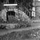 Sælid, Hamar, Hedmark. Detalj av hovedbygningen mot haven, med verandattrapp. 
Fra dr. Eivind S. Engelstads storgårdsundersøkelser 1955