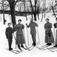 Sportsdrakt, skidrakter, 1890-årene, antatt Oslo.