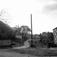 Enerhauggata, Oslo 1959. Bindingsverksbygningen på venstre side av Enerhauggata er tydeligvis nr. 4, som her står alene etter at de øvrige bygningene i gata er revet.