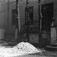 Oslo,1900-1909. Krigsskolen. Inngangsdør og trapp.