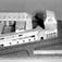 Utbyggingsplan for Norsk folkemuseum, en modell av arkitektene Telje-Torp- Aasen.