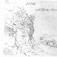 Oslo. Christiania. Blyantskisse av John Edy: Drawings, Norway, 1800. 