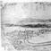 Oslo. Christiania. Havnen. Blyantskisse av John Edy: Drawings  Norway, 1800. 