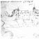 Akershus slott og festning, Oslo, Christiania 1800. Blyantskisse.
Fra skissealbum av John W. Edy, 