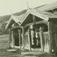 Stuens inngangssval med utskjæringer, Fulsås i Rollag, Buskerud. Fotografert 1929.
