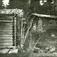 Badstu, Sæterbakken, Grue Finnskog, Grue, Hedmark. Fotografert 1935.