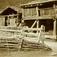 Loft, Marstein, Lom, Oppland. Fotografert 1909.