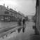 Lillestrøm, Skedsmo, Akershus, desember 1952. Storgata.