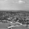 Skipstadsand på Asmaløy, Hvaler juli 1957. Flyfoto/skråfoto.