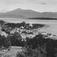 Molde i panorama sett fra Vest ,  Kirka, Grand Hotell og Moldegårdsneset.