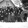 Stokke skole med skolebarn..(Edvard var i Amerika fra april 1896 til desember 1910)
