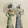 Mode. Hattar. Modeplansch från 1900 ur Die Elegante Mode.