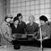 Utställning i Mehedeby, Tierps socken, Uppland, april 1968