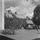 Landstingsbyggnad med gårdsinteriör på Nedre Slottsgatan i kvarteret Trädgården, stadsdelen Fjärdingen, Uppsala 1959