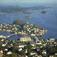 Flyfoto fra Kragerø. Antagelig 1959